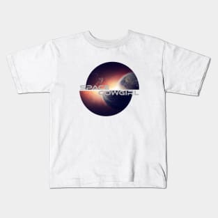 SPACE COWGIRL Kids T-Shirt